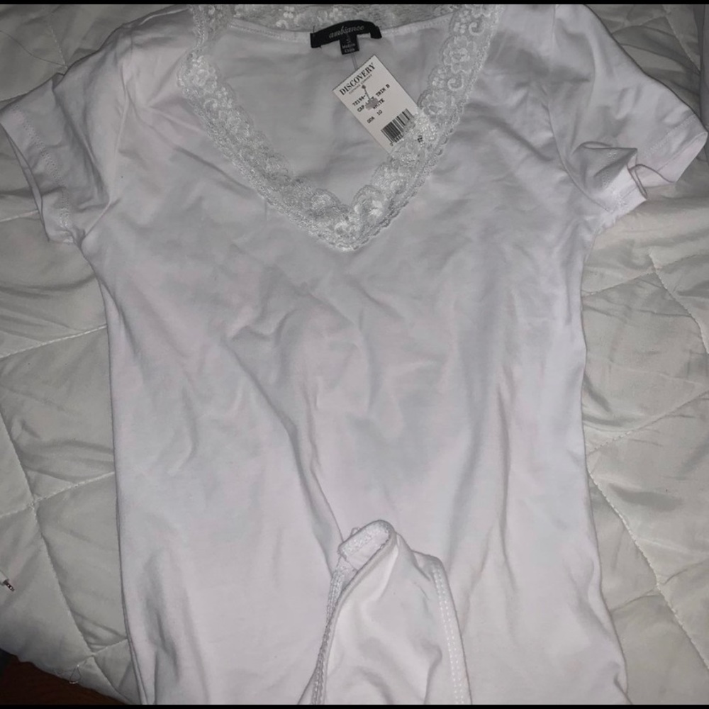 White laced bodysuit!